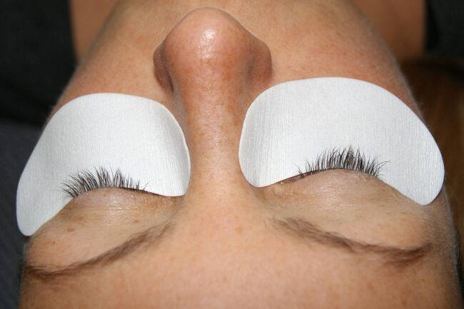 procédure d'extensions de cils