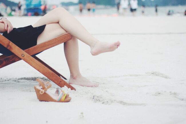 détente sur la plage