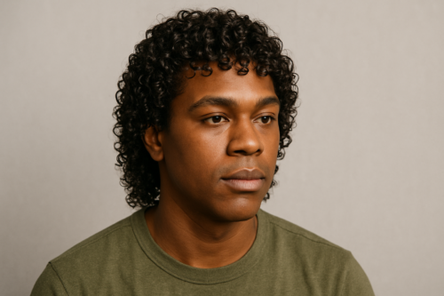 coiffure jheri curl homme