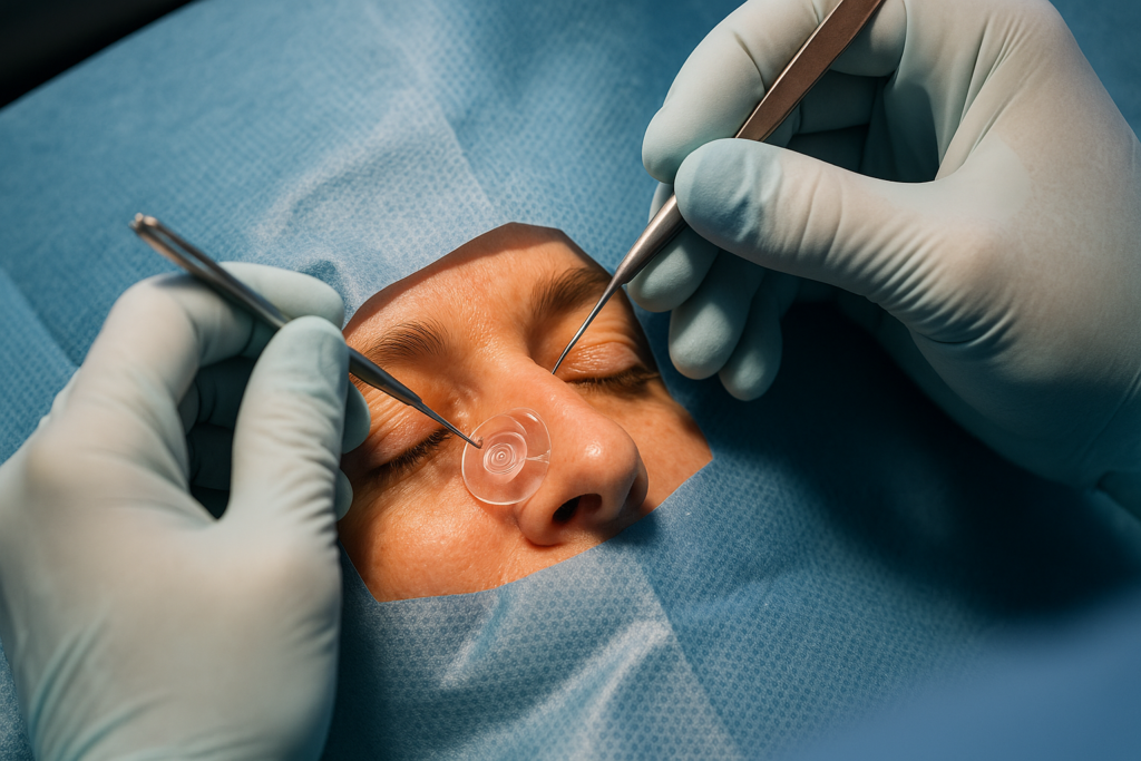 visage d'une patiente