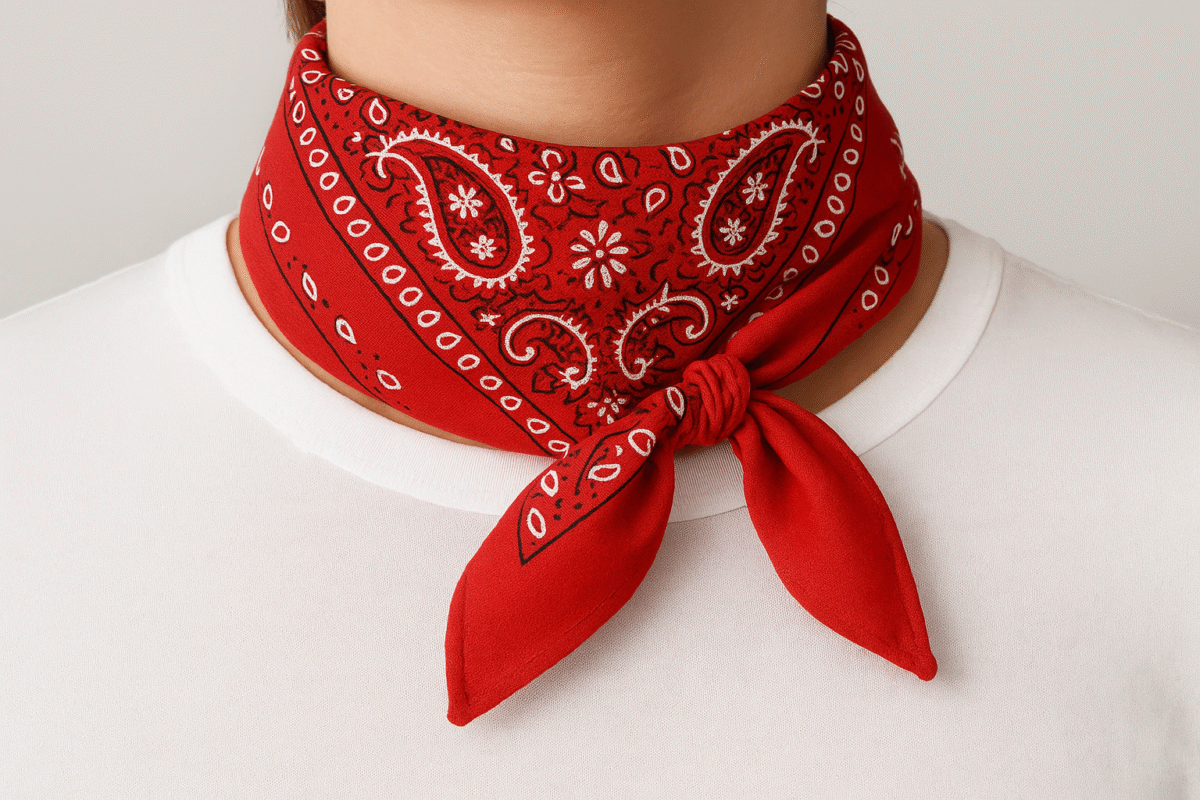 bandana à motif paisley