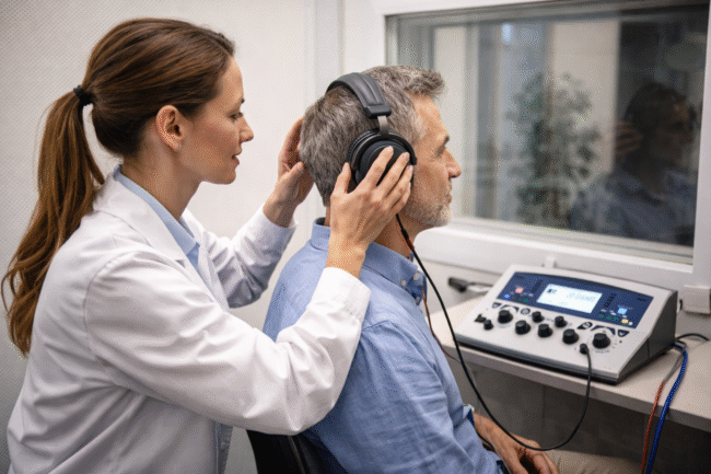 contrôle d'audition