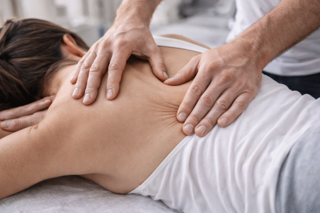 mouvements doux sur le corps