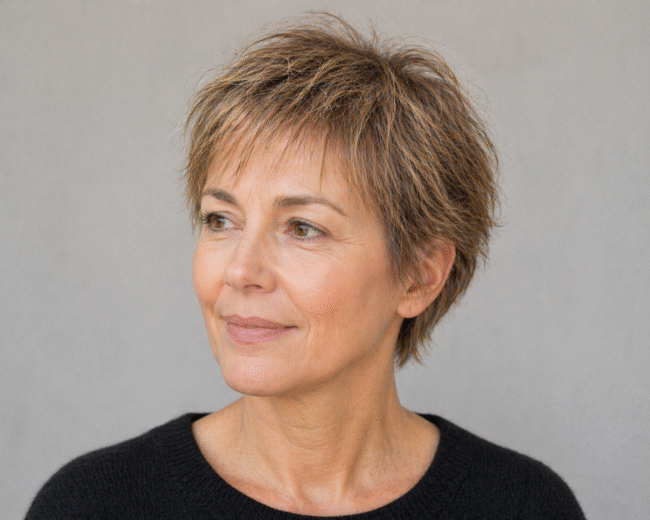 court effilé naturel