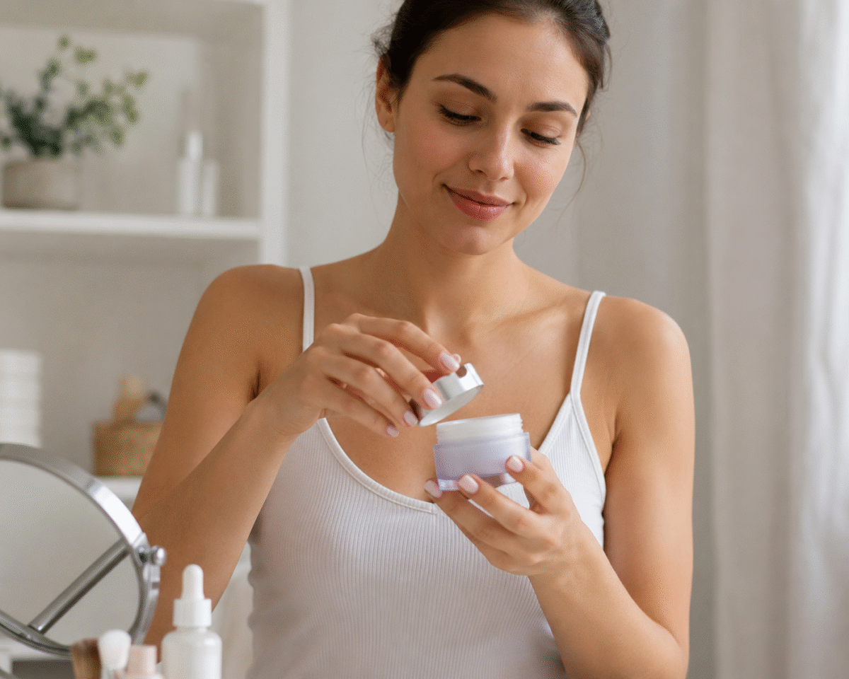 ouvrir un produit cosmétique