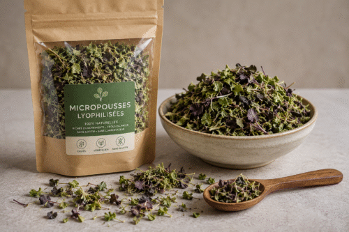 micropousses lyophilisées